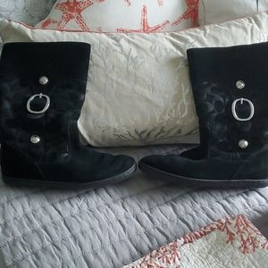 Coach (Meyer) Boots in Black, Size 8.5
